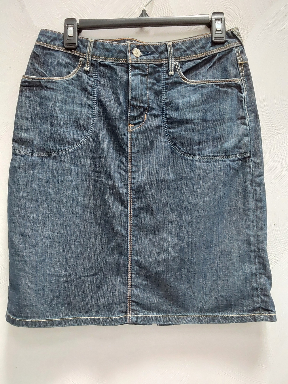 Banana Republic Classic Blue Denim Skirt 4